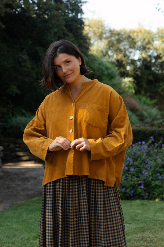 Carpenter Shirt - Mustard Cord