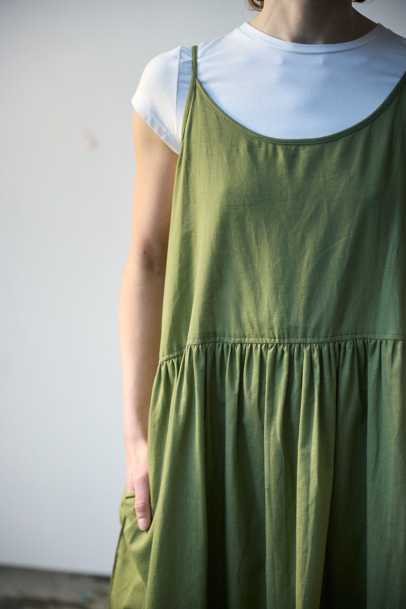 Zennor Midi Dress - Wild Sage
