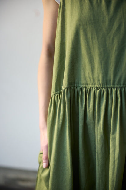 Zennor Midi Dress - Wild Sage