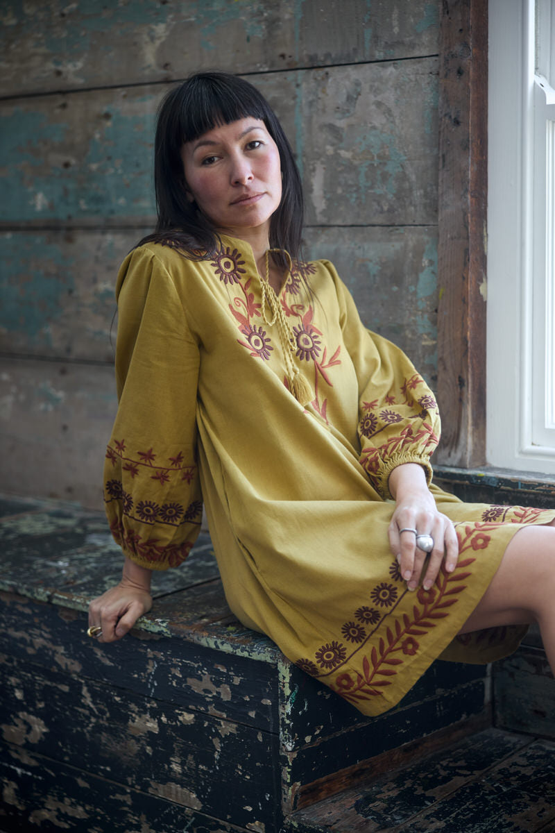 Aria Mini Dress - Pistachio