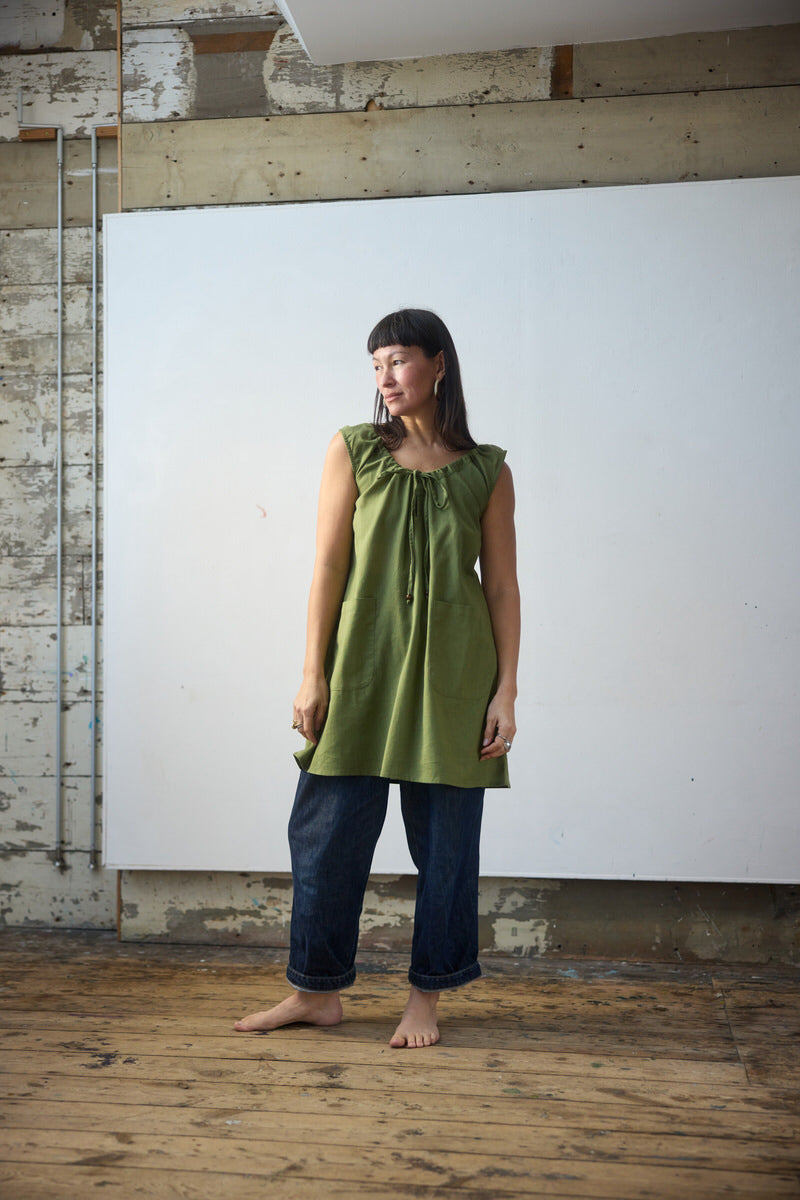 Elowen Mini Dress - Wild Sage