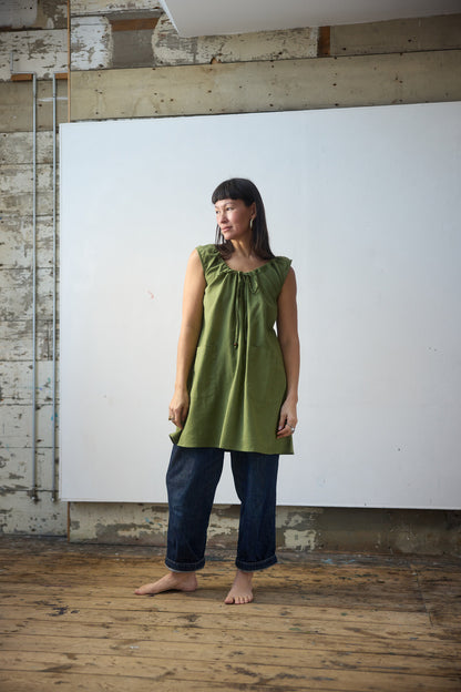 Elowen Mini Dress - Wild Sage