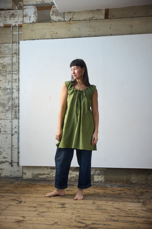 Elowen Mini Dress - Wild Sage
