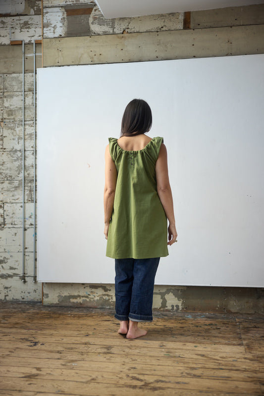 Elowen Mini Dress - Wild Sage