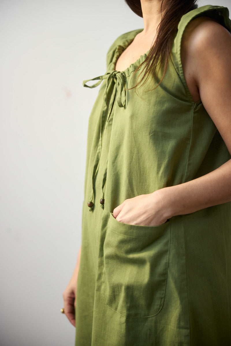 Elowen Mini Dress - Wild Sage