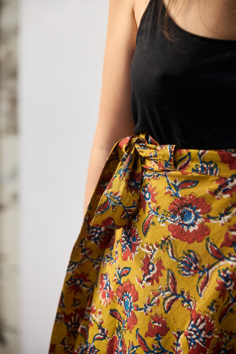 Maxi Wrap Skirt - Sweet Dahlia