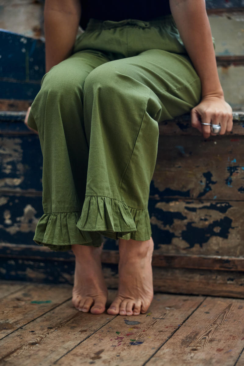 Rufflebottom Trousers - Wild Sage
