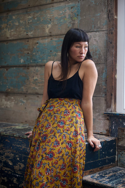 Maxi Wrap Skirt - Sweet Dahlia