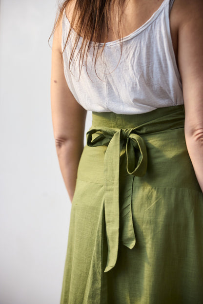 Maxi Wrap Skirt - Wild Sage