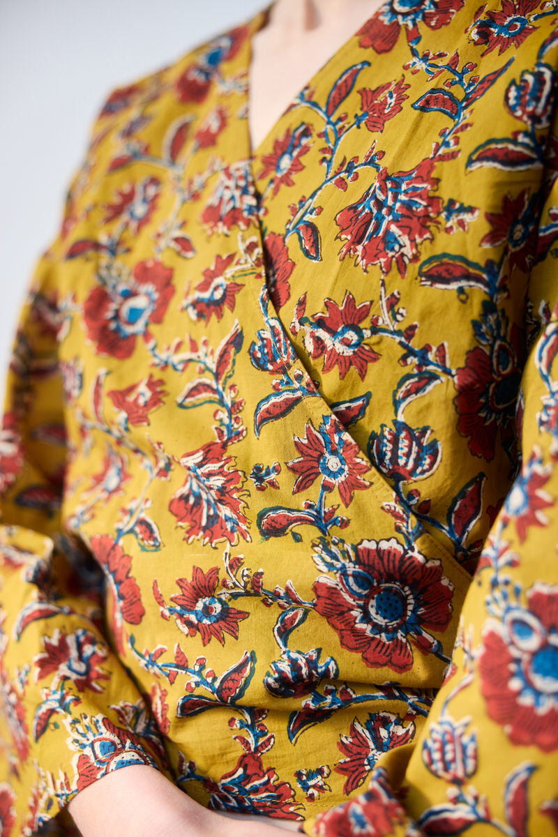 Wrap Top - Sweet Dahlia