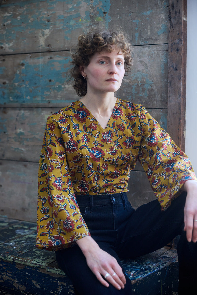 Wrap Top - Sweet Dahlia