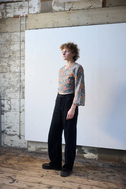 Wrap Top - Spring Bloom