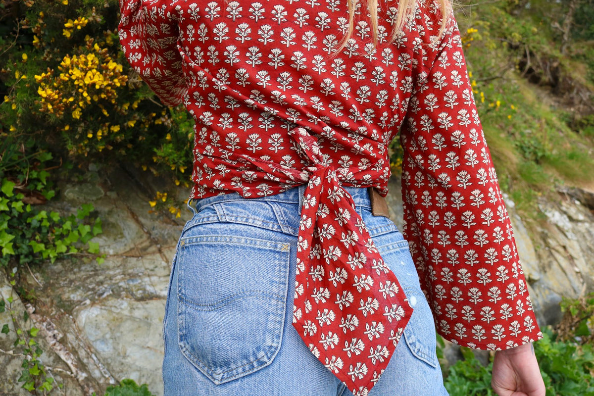 Ruby Wrap R6 Pre-order • Ruby Wrap Top – BANJAARA
