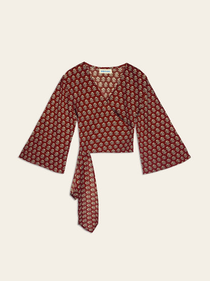 Ruby Wrap Top